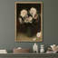 Pivoines roses rétro dans un vase, illustrations florales classiques, campagne française rustique-101752640-101752642