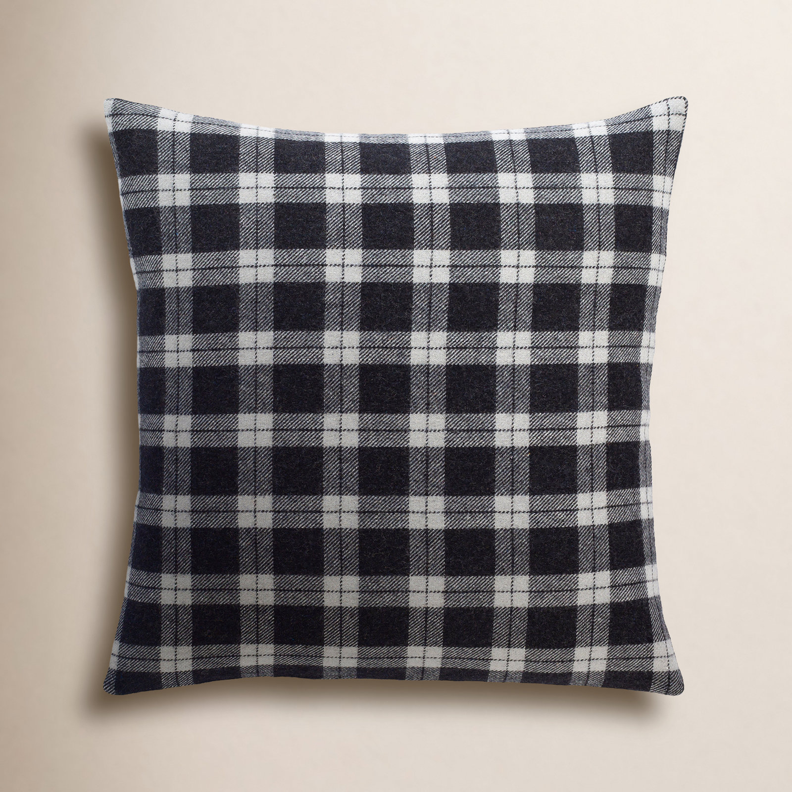 Sabion Plaid Throw Pillow, 20" x 20", No Fill