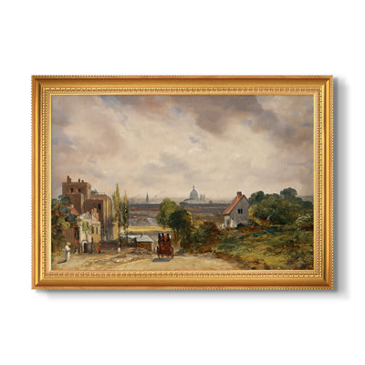 La maison de sir Richard Steele, Hampstead, v. 1832 - John Constable - Toile encadrée sur mesure