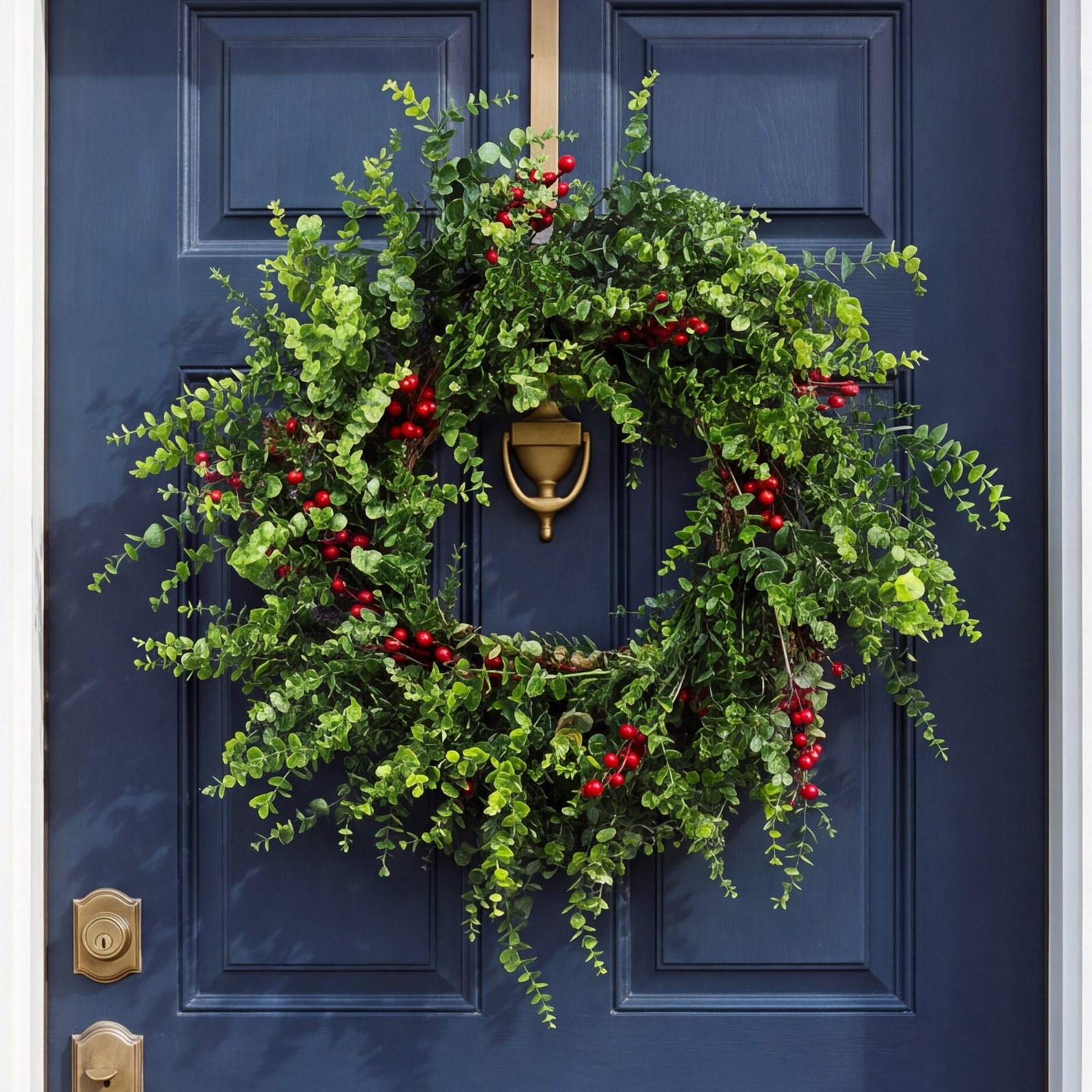 Ace 28" W Eucalyptus and Berry Wreath
