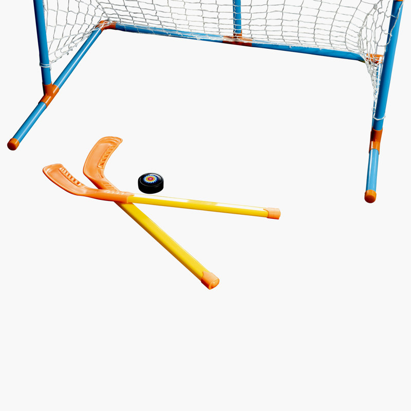 Aojie 3-in-1 Blue and Orange Plastic Sports Play Set