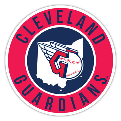 Cleveland Guardians Bright Line - 16 po avec cercle