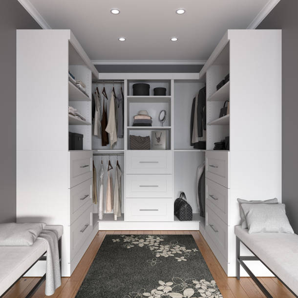 Wade Logan® Arlex 36'' Wardrobe with Drawers & Reviews | Wayfair