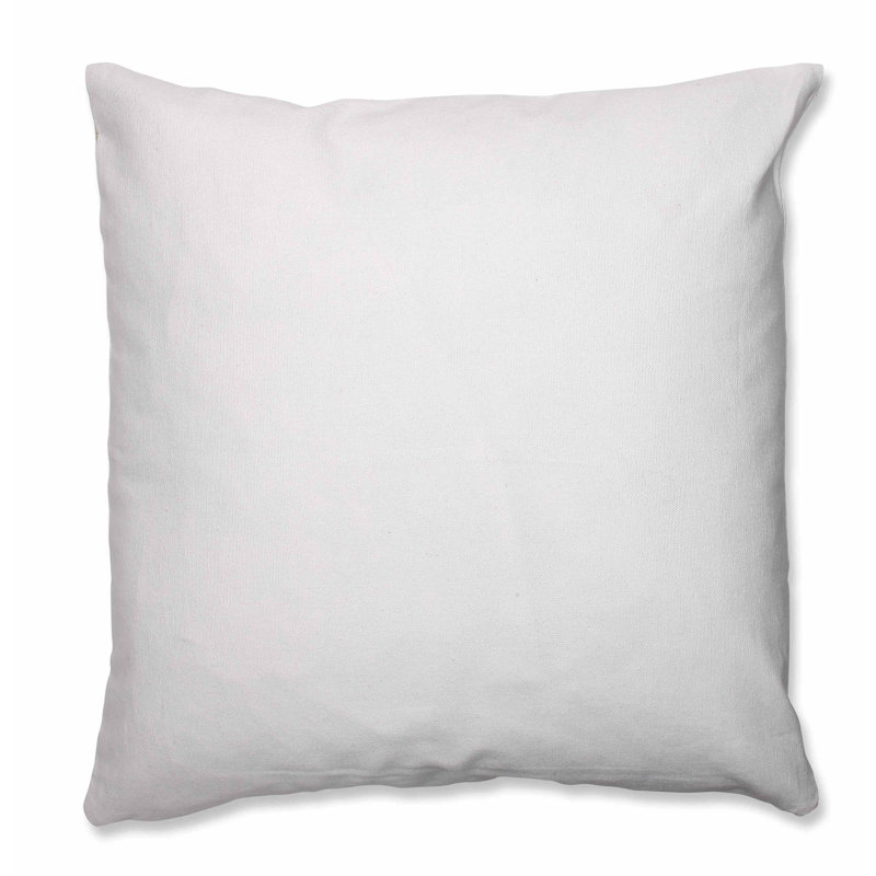 Coussin de jeté brodé