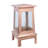Rustic Lodge Copper Metal Fence Post Cap Light