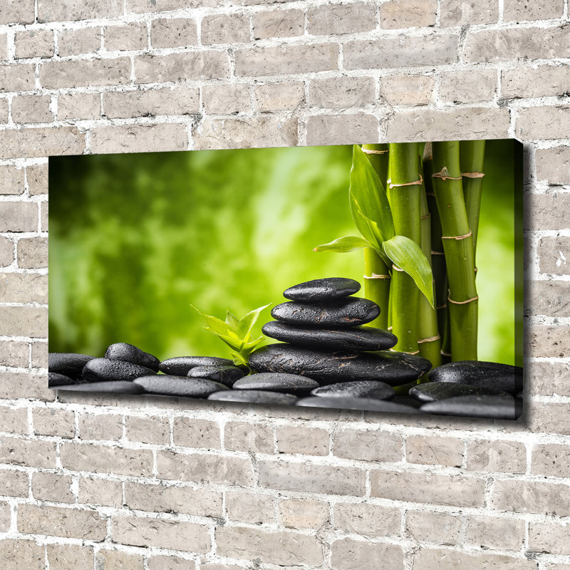 Zen Stones - Wrapped Canvas Print