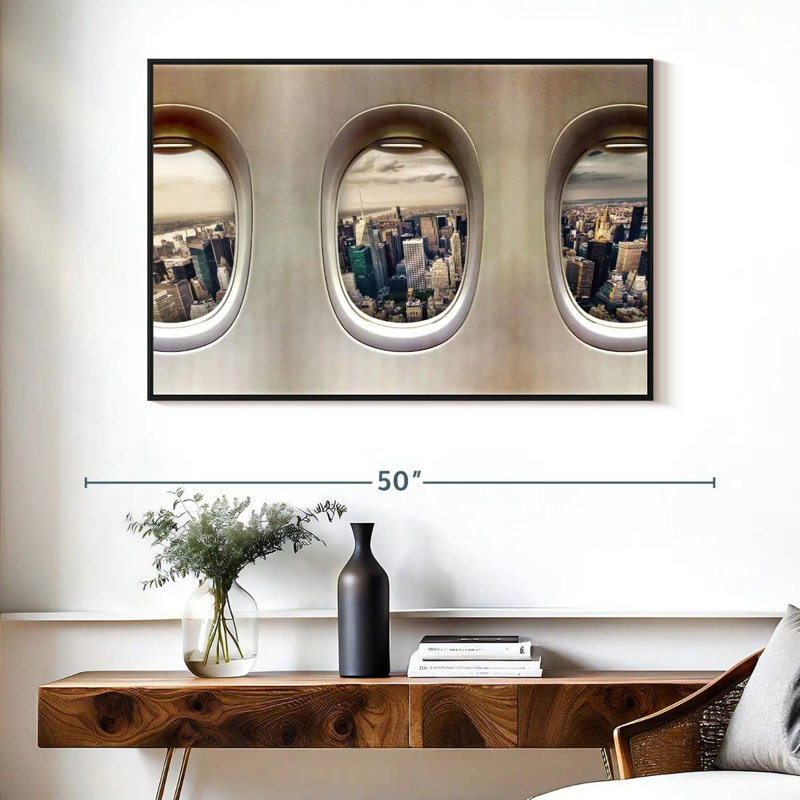 Mehar Airplane Windows, 27" H x 40" W