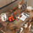 Rolling Kitchen Island Cart With Drop-Leaf, Wine Rack, Microwave Shelf, Drawer, Spice Rack & Cup Hooks, Mobile Serving Cart With Wheels-986716897