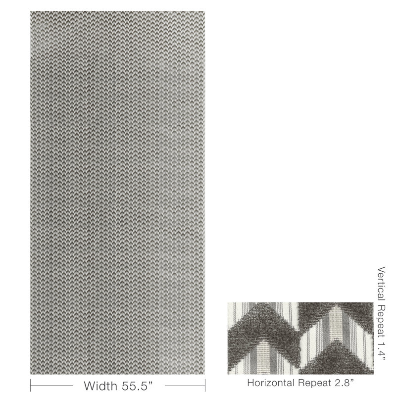Breckenridge Bailey Velvet Fabric, Gray