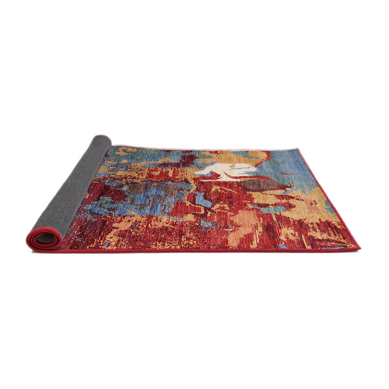 Abstract Indoor Rug, Round 4'