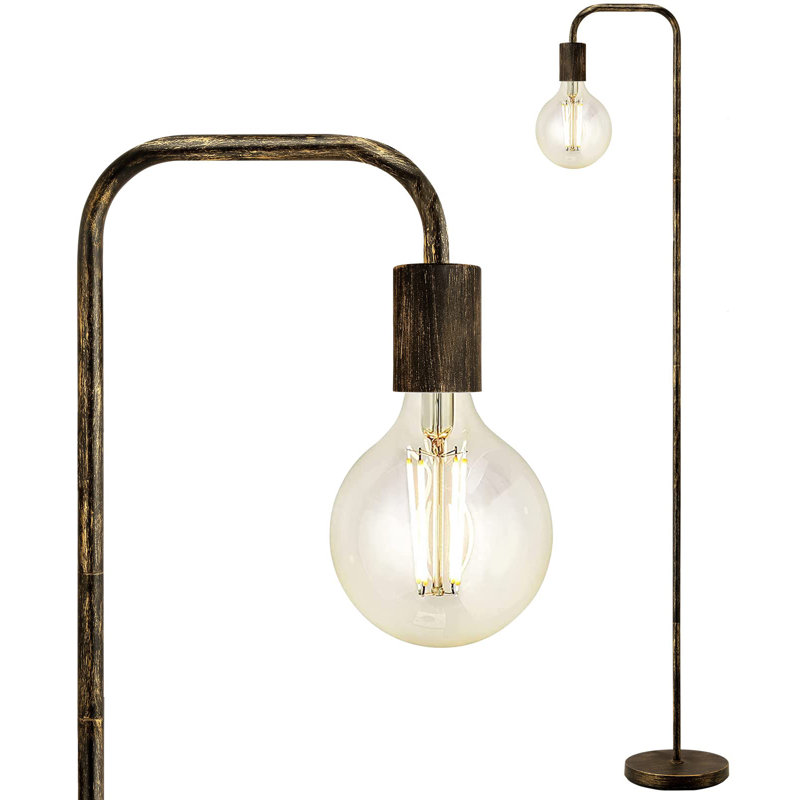 Lampe sur pied industrielle, lampe sur pied 63 pouces, Antique Bronze