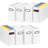 File Organizer, Cardboard File Box for Letter Size Hanging File Folder Storage