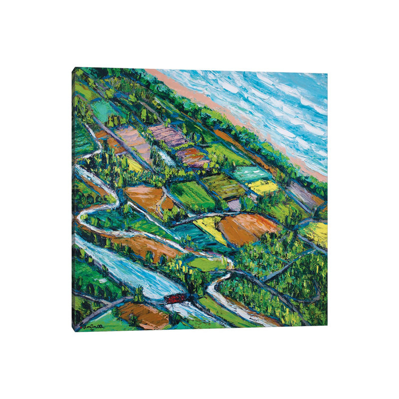 Overview 1 Piece Wrapped Canvas Painting, 66.04 cm H x 66.04 cm W