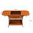 Modern Extended Coffee Table With Wheels