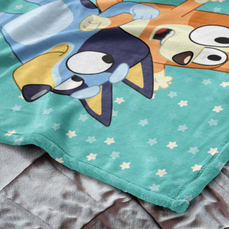 Bluey Big Play Multicolor Silk Touch Kids Throw Blanket
