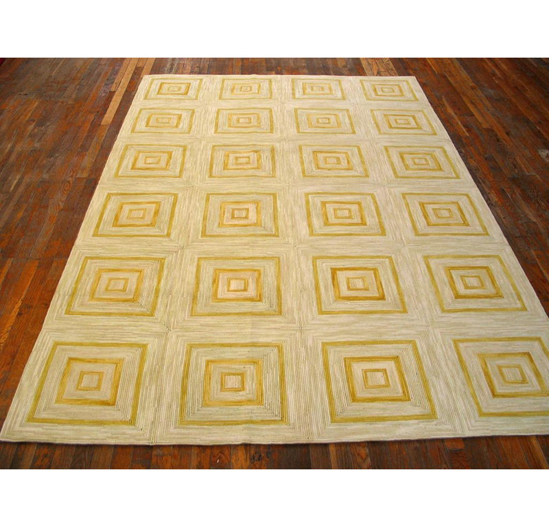 Tapis décoratif décoratif en coton fait à la main