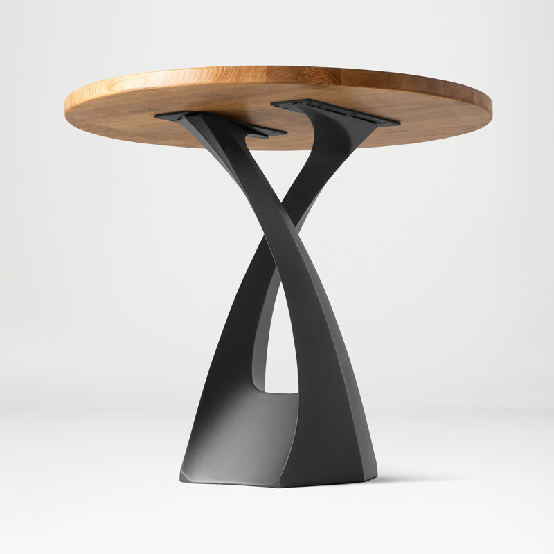 Base de table de comptoir Tulipe, H 36 po x L 20 po x l 20 po