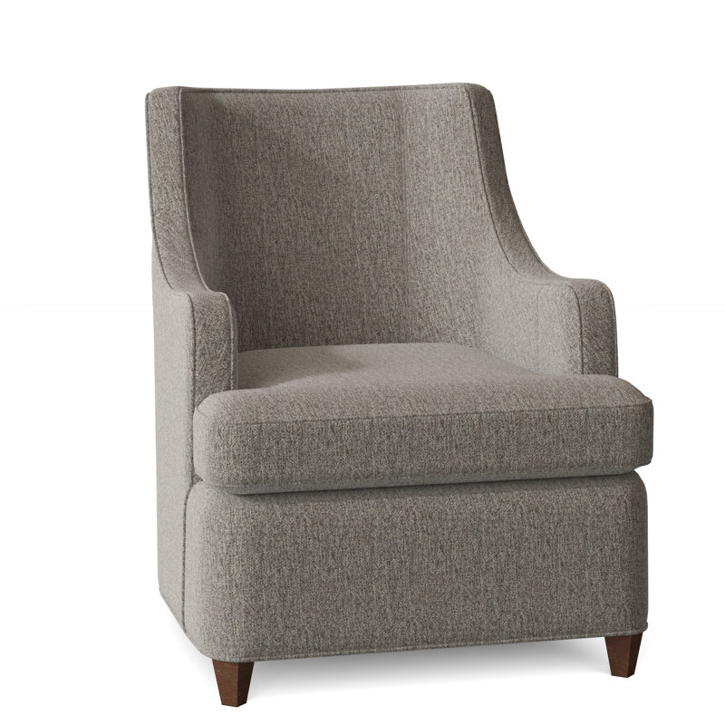 Fauteuil à oreilles Libby Langdon, 9508 polypropylène fumée / oléfine, Noyer
