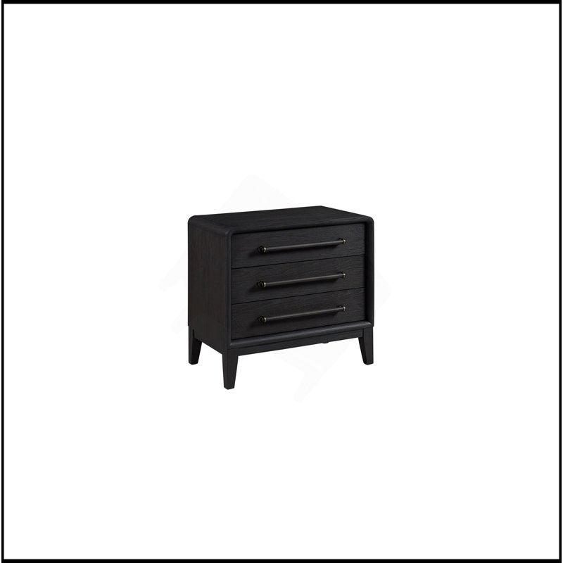 3 Drawer Nightstand With USB