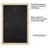 Picture Frame - Americanflat Frame with Mat - Wide Molding - Shatter-Resistant Glass-101064366-101064372