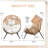 Casi Egg Chair with Cushion-1084629990