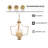 Beesley 5 - Light Iron Dimmable Chandelier