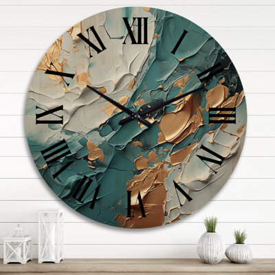 Anasztazia Solid Wood Wall Clock