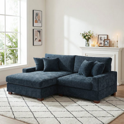 Canapé modulaire en chenille 2 pièces