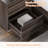 Louby Farmhouse Nightstands With Charing Station,Gray-481973451