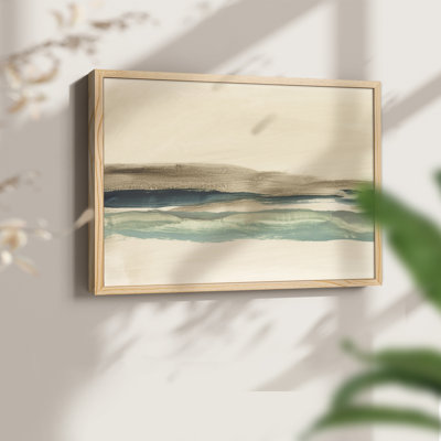 Layered Horizon I -Framed Print - Restickable