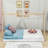 Estefania Twin Size Wood Bed with Triangle Structure-1222170385