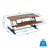 Adjustable Metal Base Standing Desk Converter