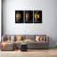 3 Piece Wrapped Canvas Print-347916716