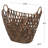 Venora Round Rattan Basket with Ring Handles 