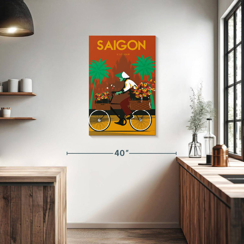 Aime Saïgon, H 36 po x l 24 po