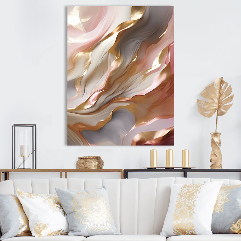 Impression subtile sur toile Subtile Serenity, H 32 po x l 16 po x P 1 po, Toile tendue