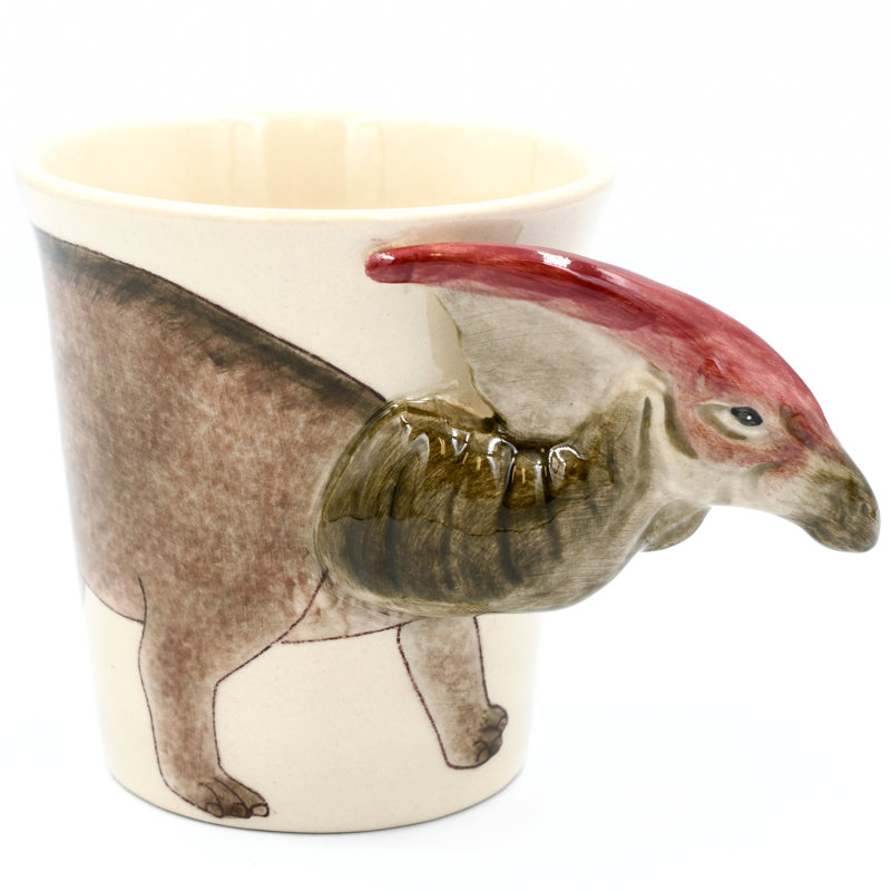 1A257A180AFF41C9AD1C13ACF0EF080A Tasse de dinosaure Parasaurolophus 10 oz