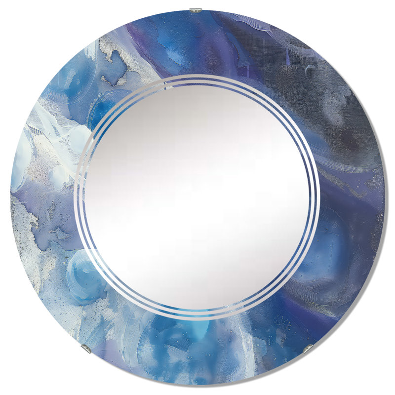 Into the Stream I Accent Bathroom / Vanity Mirror, 31.5" H x 31.5" W