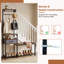 Freestanding 5 - Hook Coat Rack