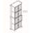 Corner Storage Cabinet with 8 Doors