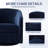 Caysey Upholstered Swivel Accent Chair (Set Of 2)-690141443