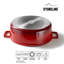 6.6 l Aluminium Oval Dutch Oven
