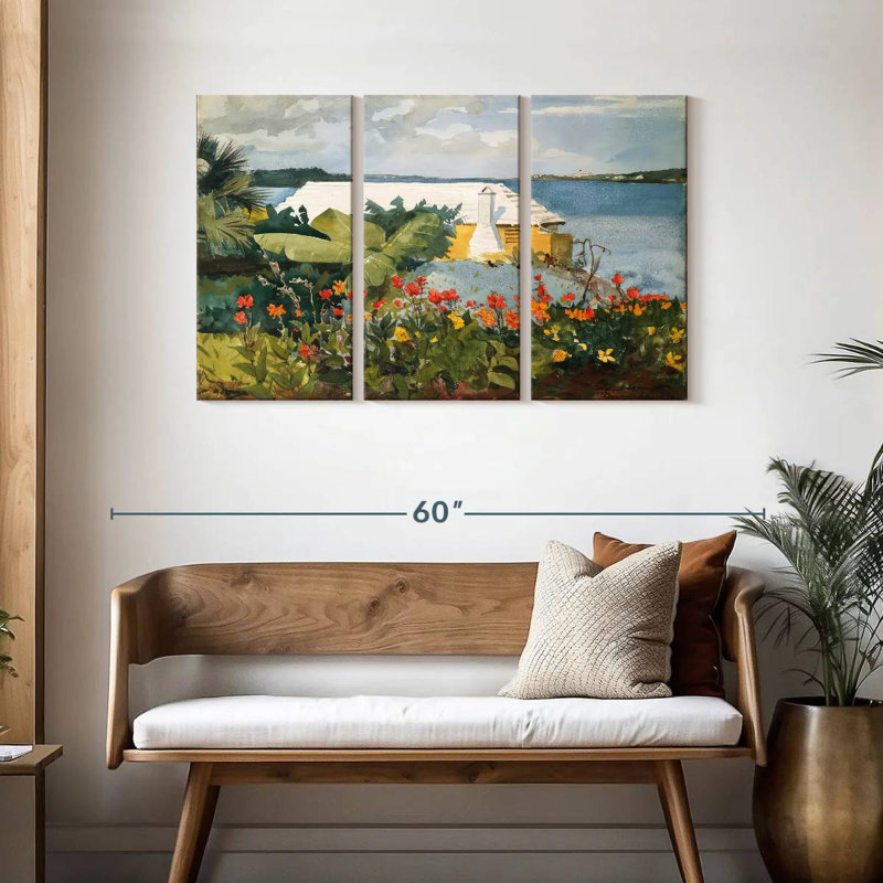 Gillard Flower Garden And Bungalow - Bermudes, H 28 po x l 45 po