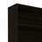 Hutch Desk, Four Shelves, Writing Desk, One Lower Shelf -Black