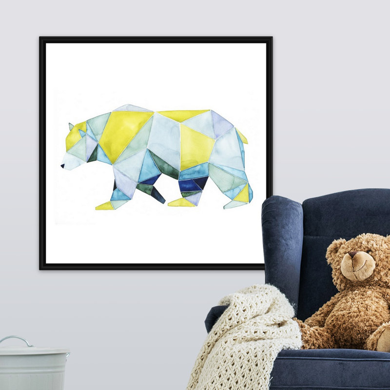Art sur toile Polla, H 30 po x l 30 po x P 1,75 po, Cadre flottant noir