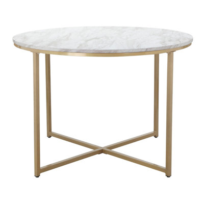 Allicia Round Metal Base Dining Table