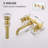 2-handle Bathroom Faucet with Drain Assembly-101304220