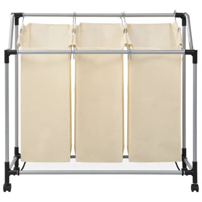 Plastic Rolling Laundry Sorter