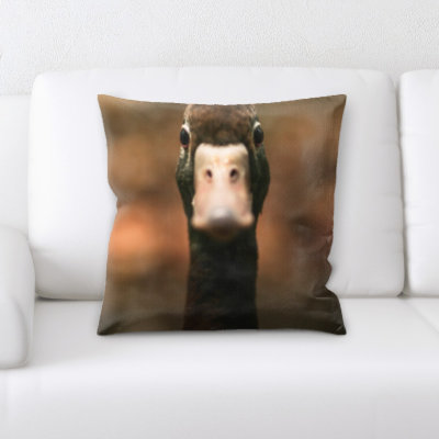Microsuede Throw Pillow