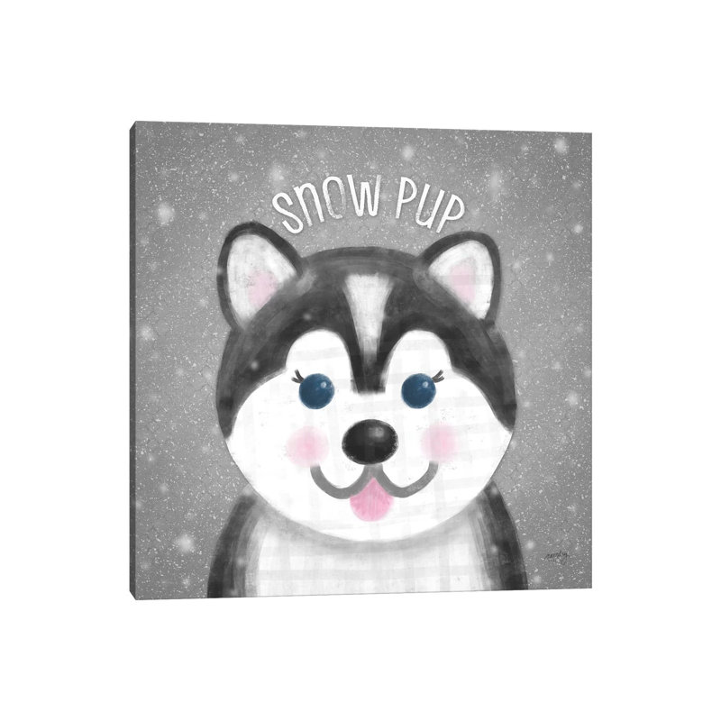 Snow Buddies III by Noonday Design - Wrapped Canvas Gallery-Wrapped Canvas Giclée, 30.48 cm H x 30.48 cm W